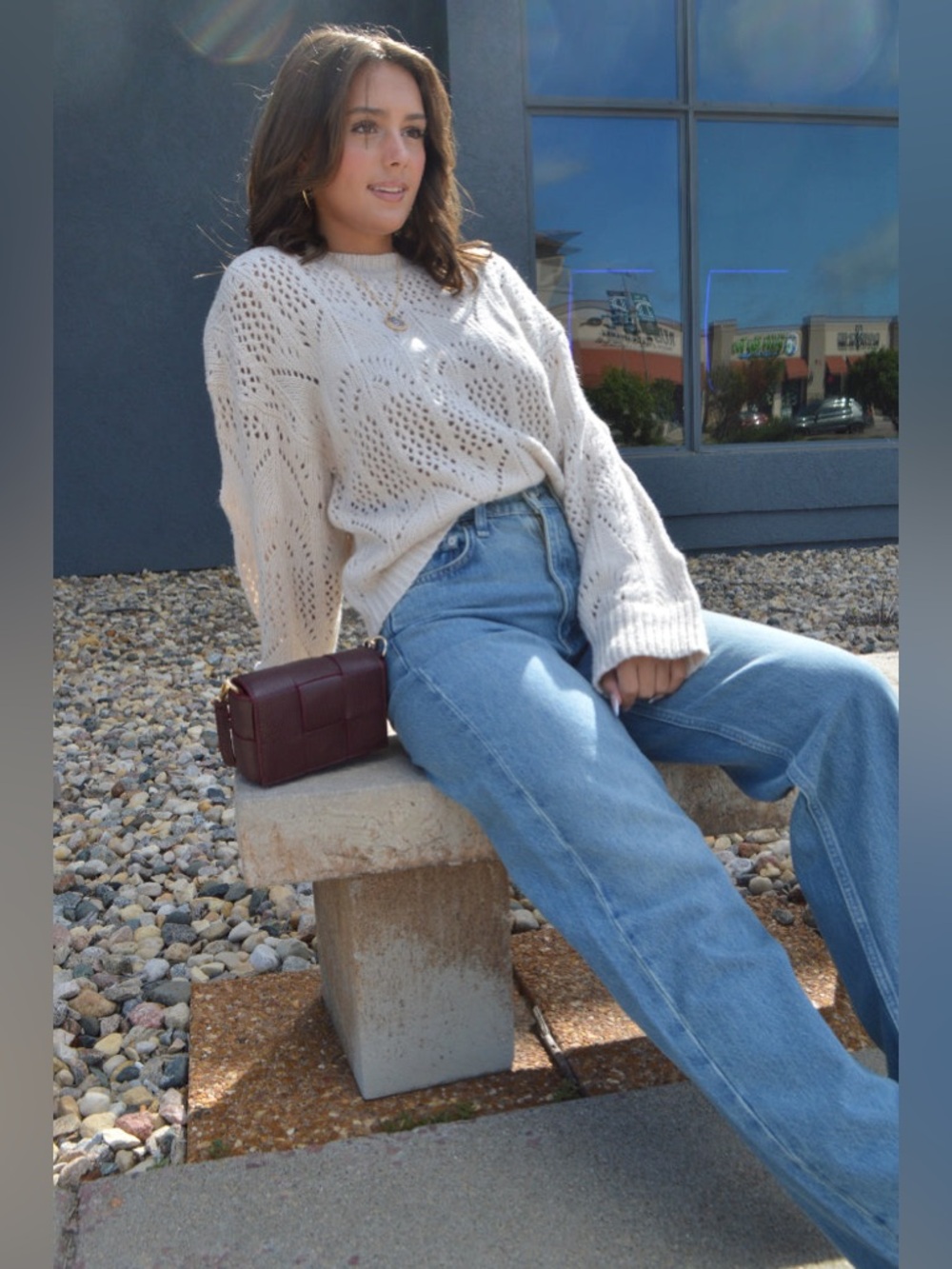 New Rag & Bone Shea High Rise Straight Relaxed wide jeans Sz27 Ithca MSRP:$278